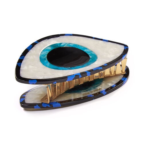 Evil eye hair clip